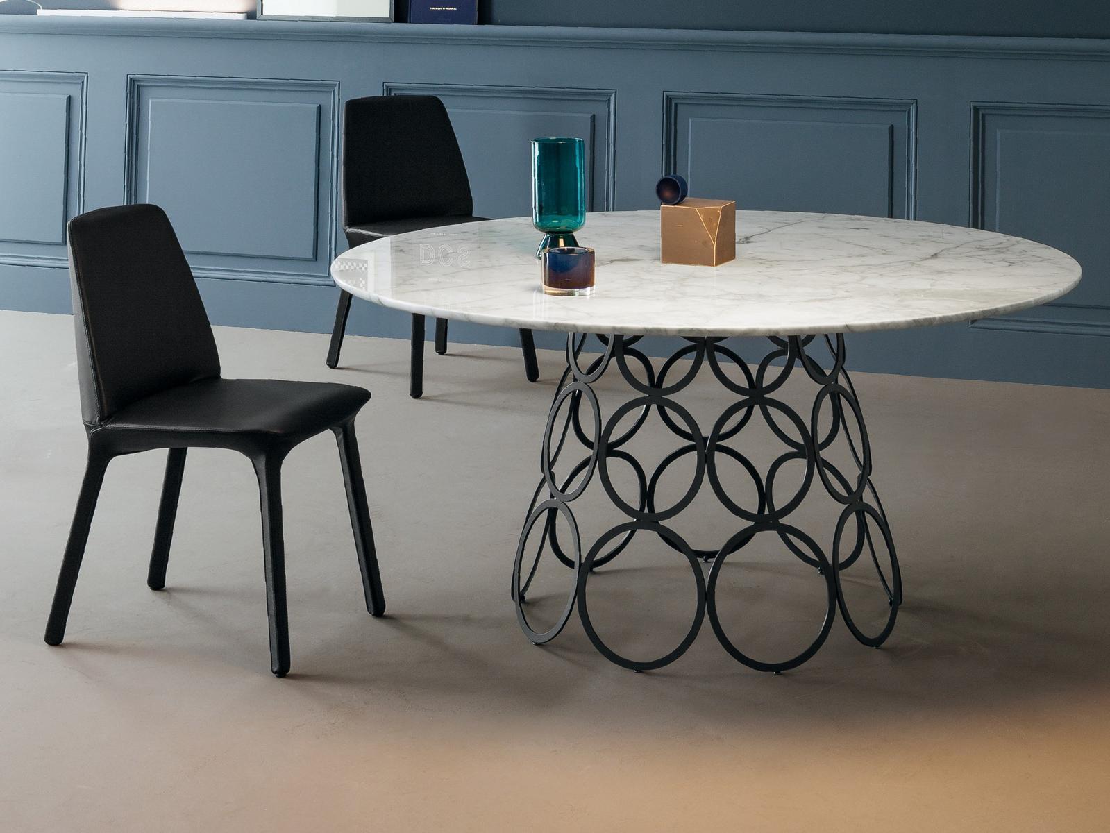 HULAHOOP Round marble table