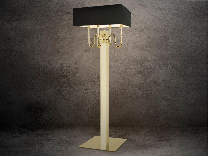 WALTZ OF VIENNA F4 Direct-indirect light metal floor lamp