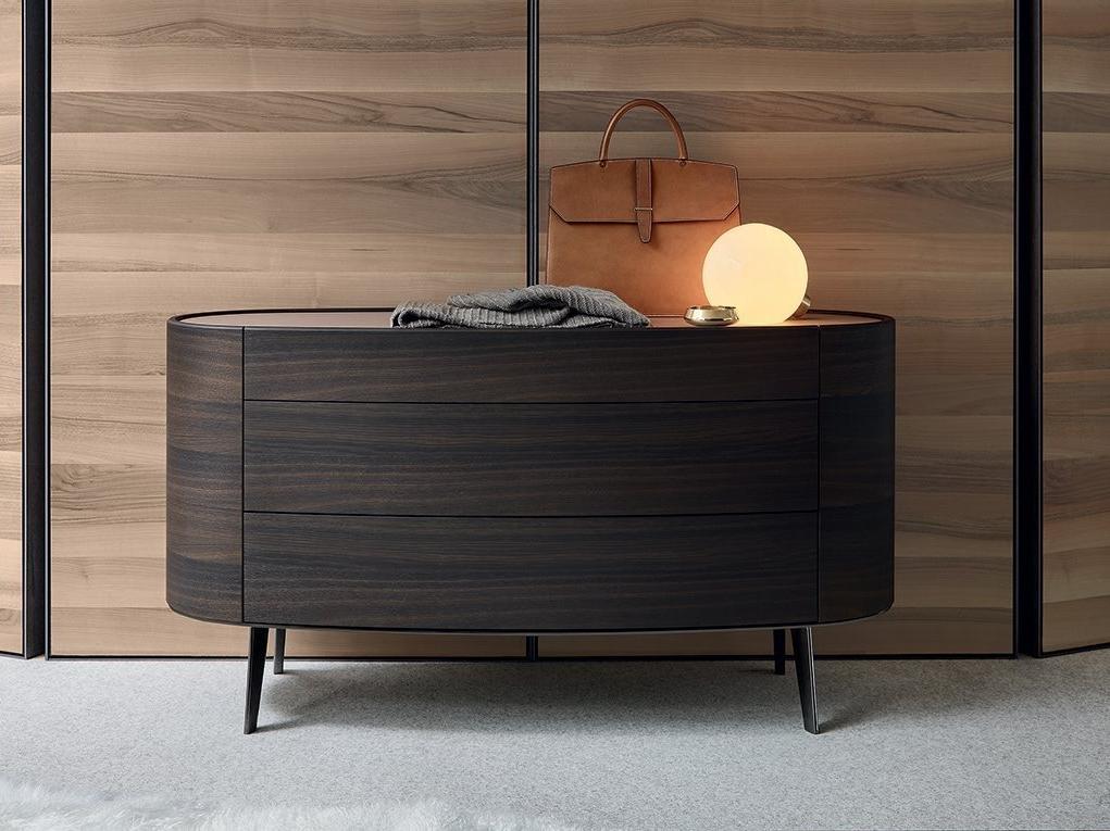KELLY Wooden chest of drawers