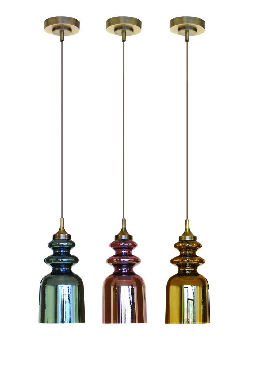 MESSALINA Blown glass pendant lamp