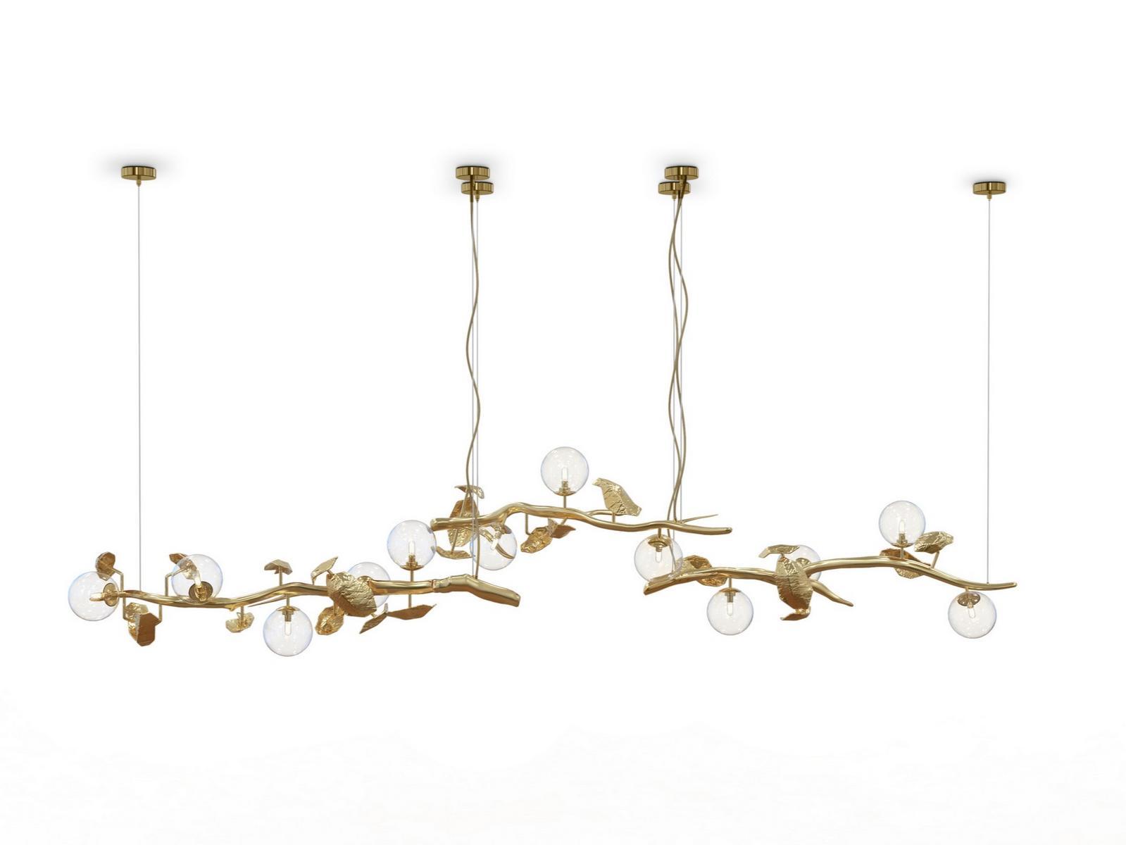 HERA Brass pendant lamp