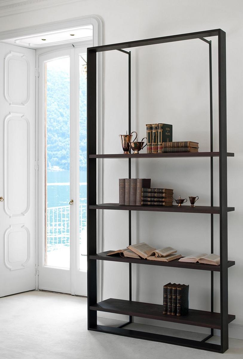 BOURGEOIS Open freestanding wooden bookcase