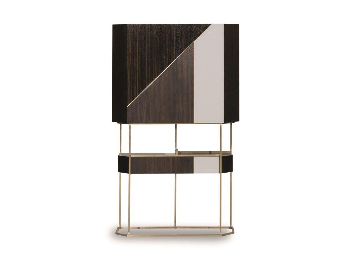 WIREFRAME Wooden bar cabinet