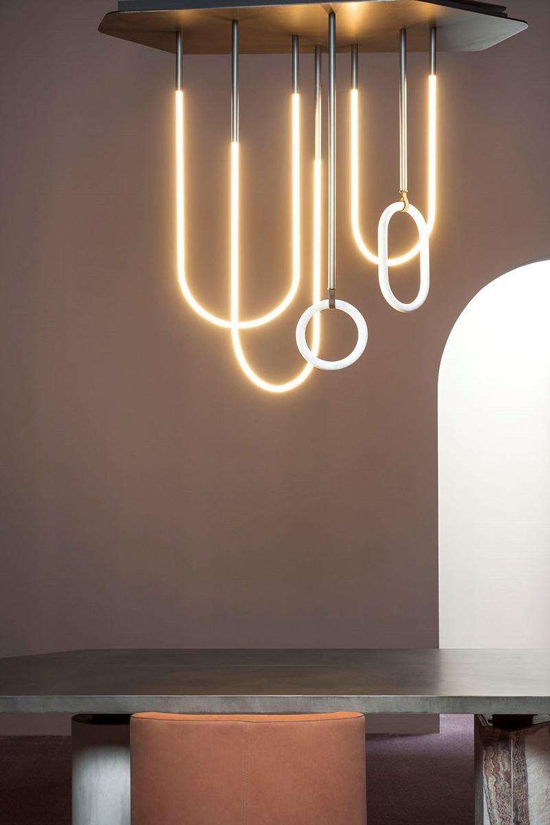 SAY YES Direct light glass ceiling lamp