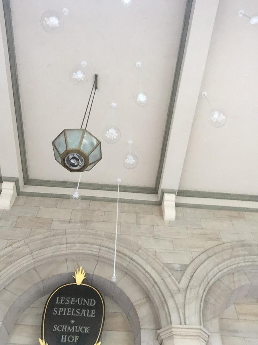 BANGSTER LED glass and aluminium pendant lamp