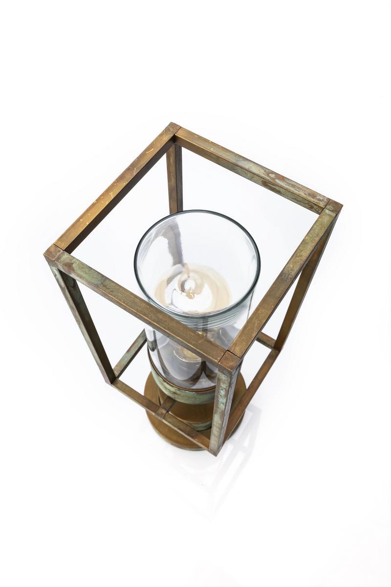 CUBIC LED brass floor lamp