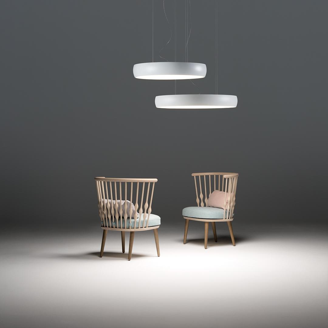 DRUM 90 LED aluminium pendant lamp