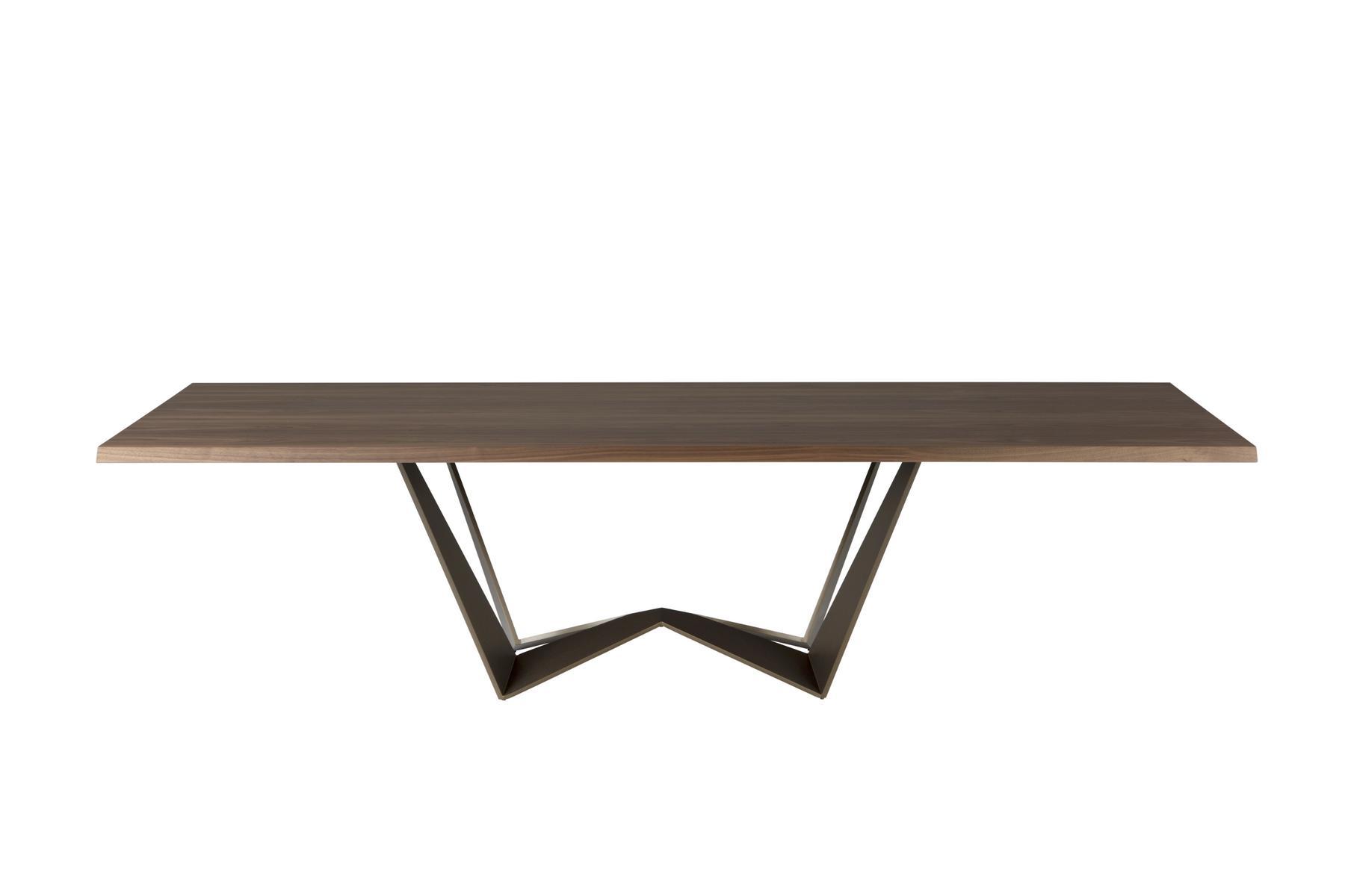 REVERSE Rectangular walnut table