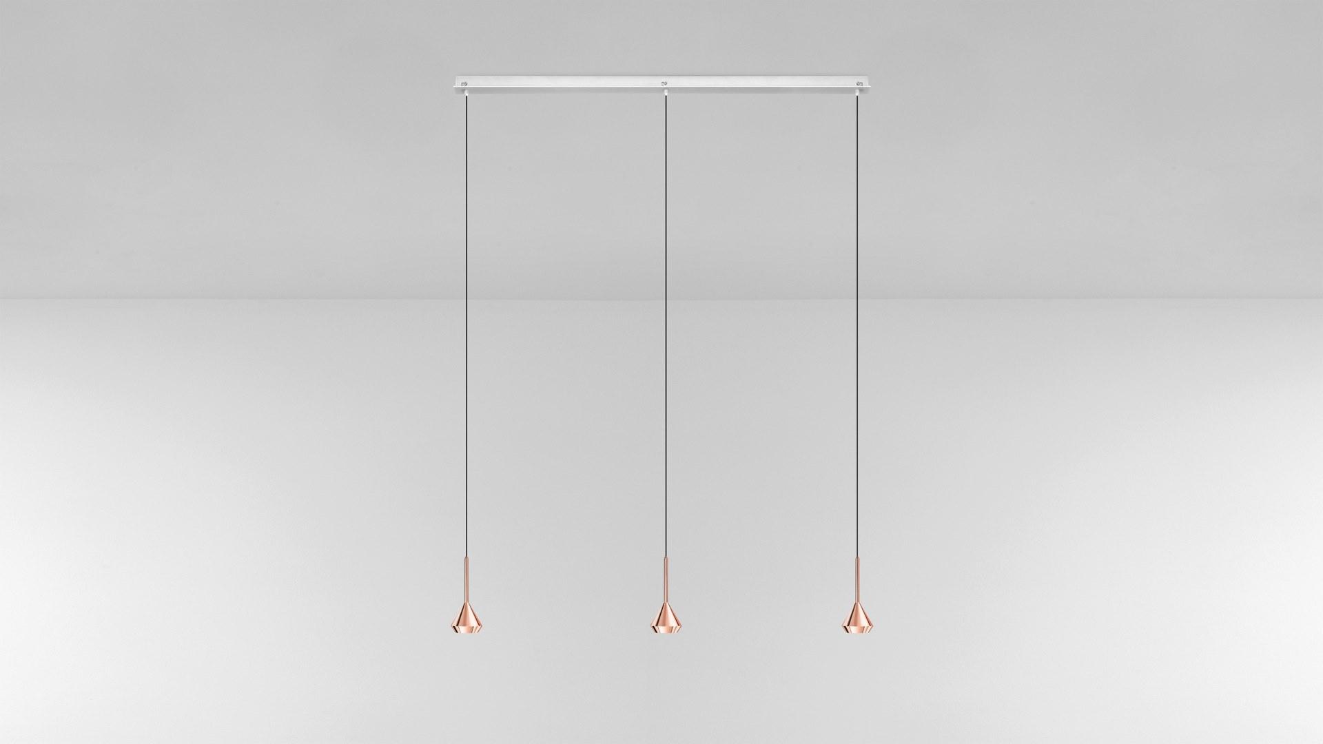 SPIN 3 SURFACE LED aluminium pendant lamp