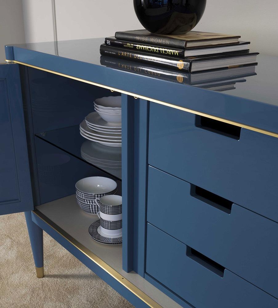 AMBRA Rectangular lacquered chest of drawers
