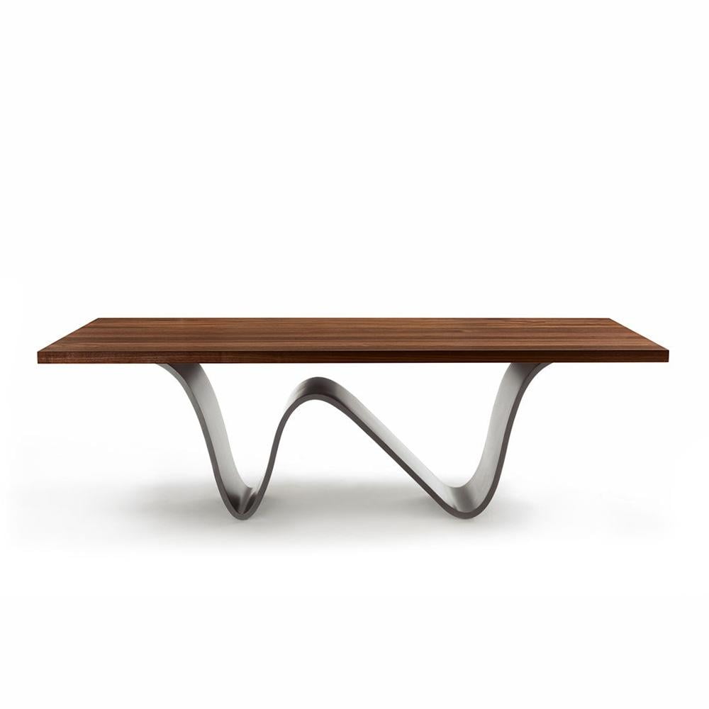 BREE E ONDA Rectangular wood table