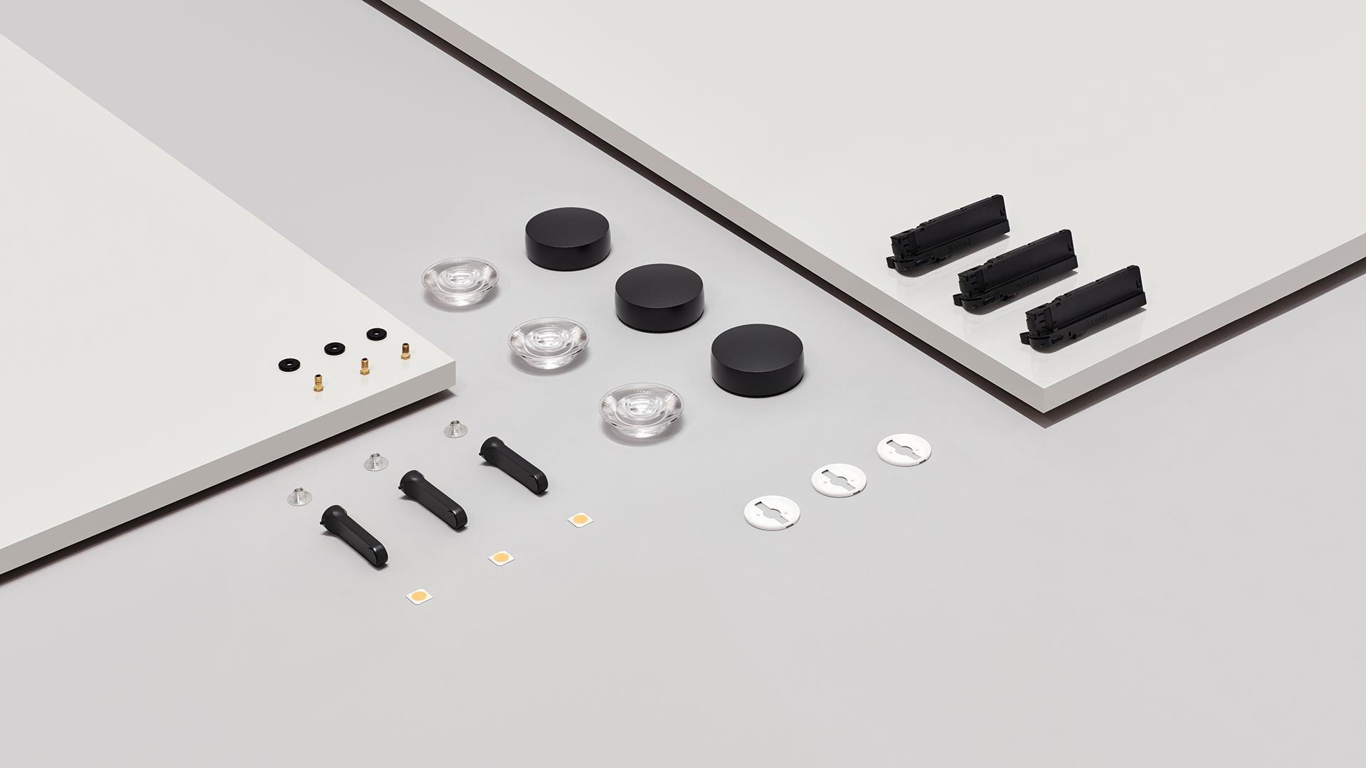 SIX L LED aluminium track-Light