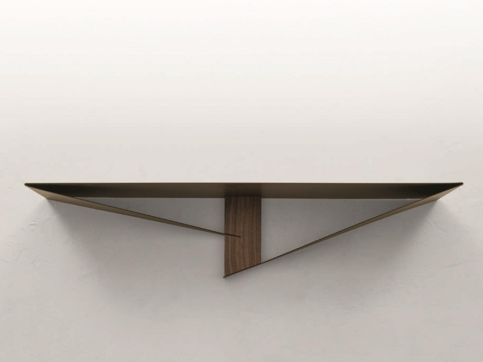 ALBATROS Rectangular wall-mounted painted metal console table