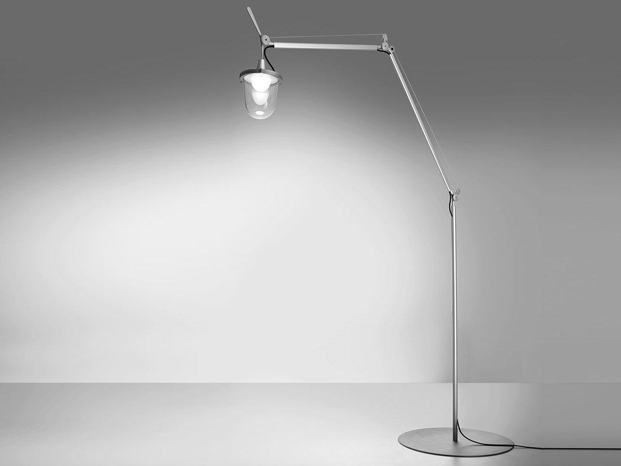TOLOMEO LAMPIONE OUTDOOR FLOOR LED adjustable aluminium floor lamp