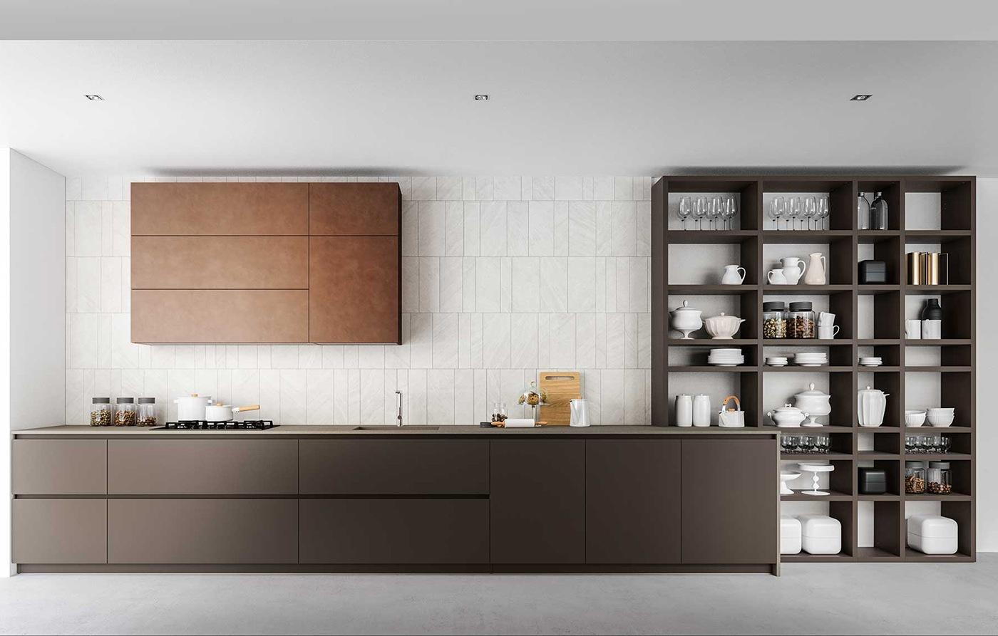 LOGICA L90 Uv lacquered kitchen