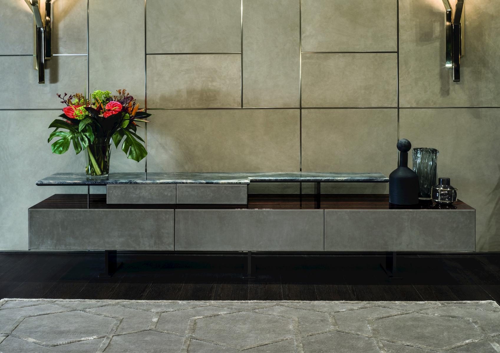 NEPTUNE Modular metal sideboard with drawers