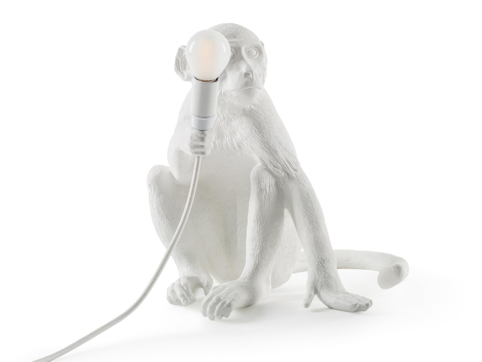 THE MONKEY LAMP SITTING LED resin table lamp