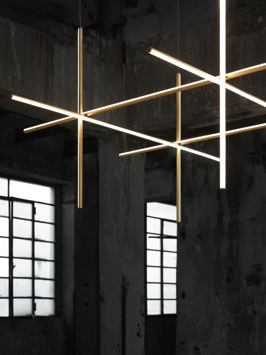 COORDINATES S4 LED extruded aluminium pendant lamp