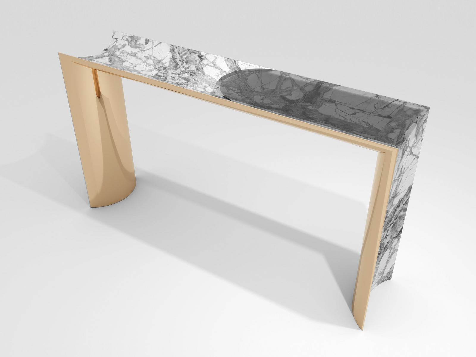 EKOS Rectangular wooden console table