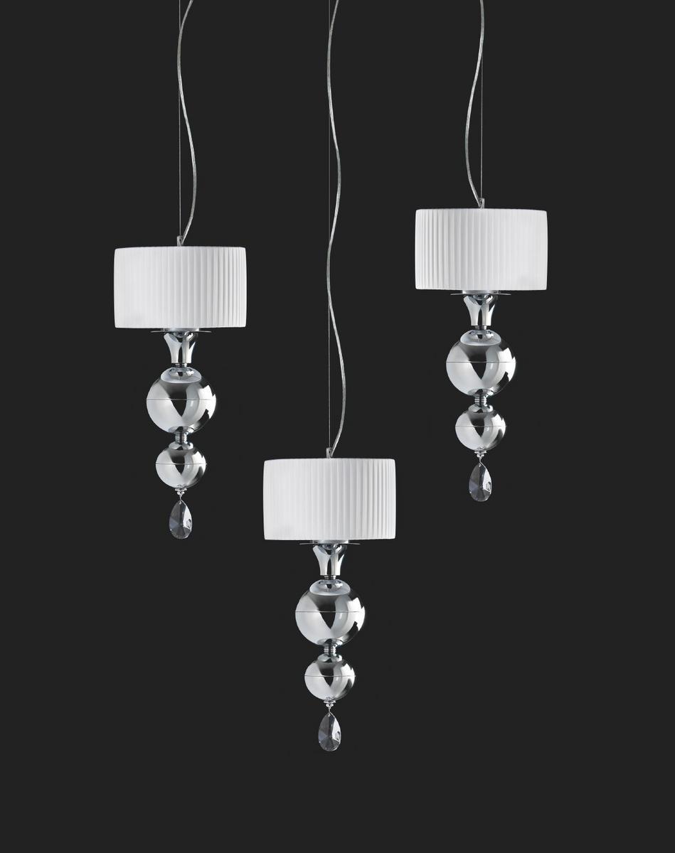 GINEVRA Indirect light pendant lamp with crystals