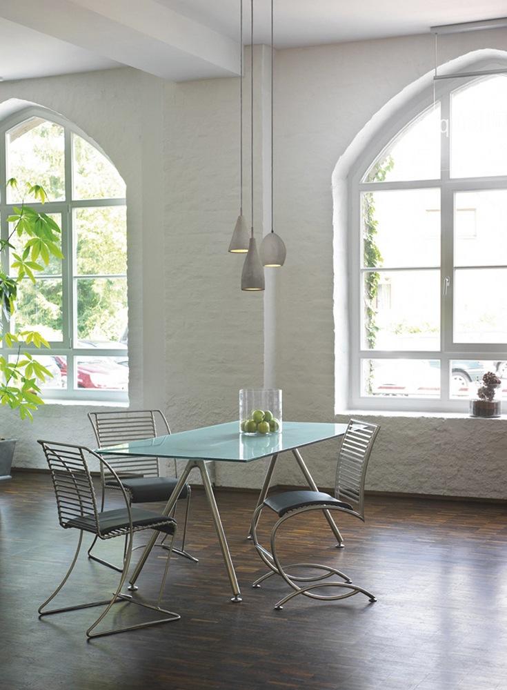 SOPRANA Fabric pendant lamp in a contemporary style