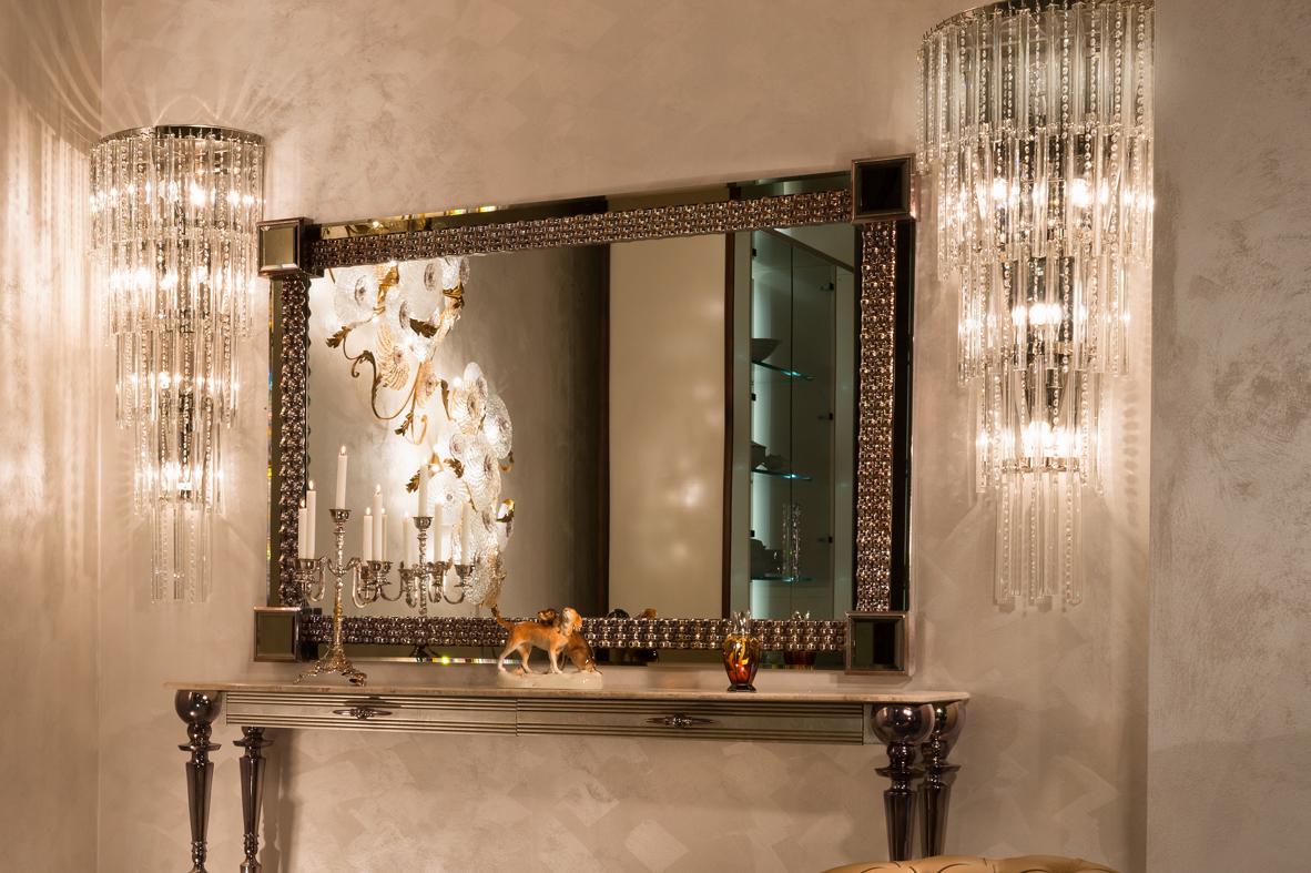 OLA Framed wooden mirror