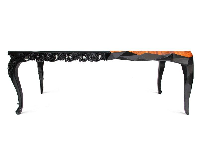 ROYAL Rectangular rosewood dining table