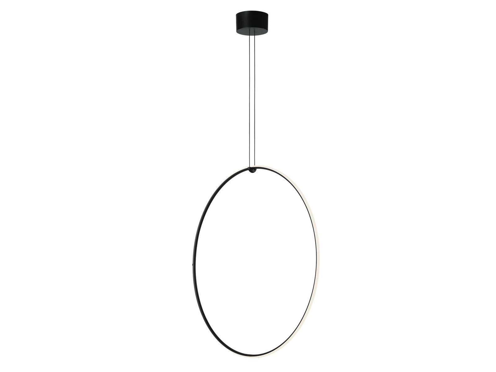 ARRANGEMENTS ROUND LED powder coated aluminium pendant lamp