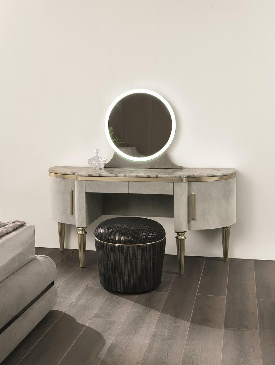 TEO LOVELUXE Round fabric pouf