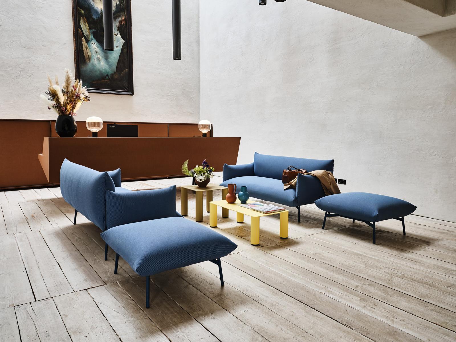 AREA DV2 BR M TS 2 seater fabric sofa