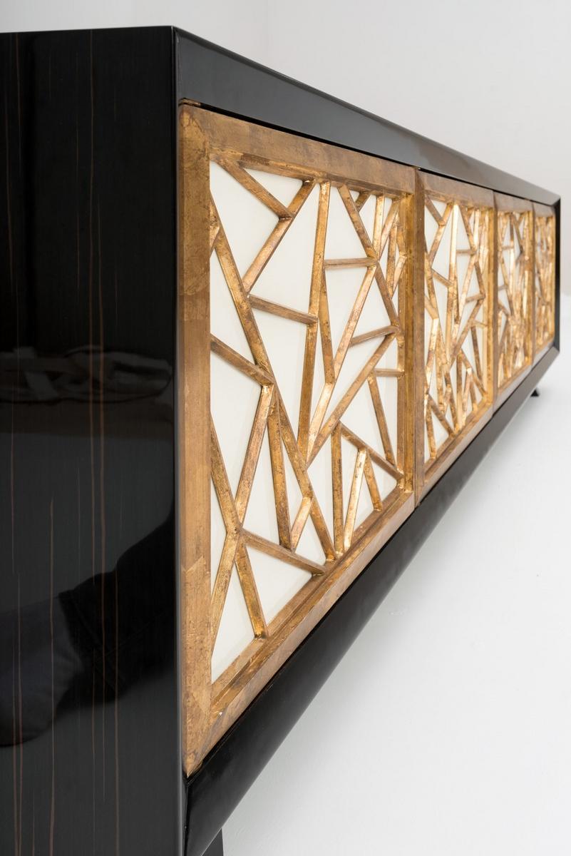 GILLO Ebony sideboard with doors