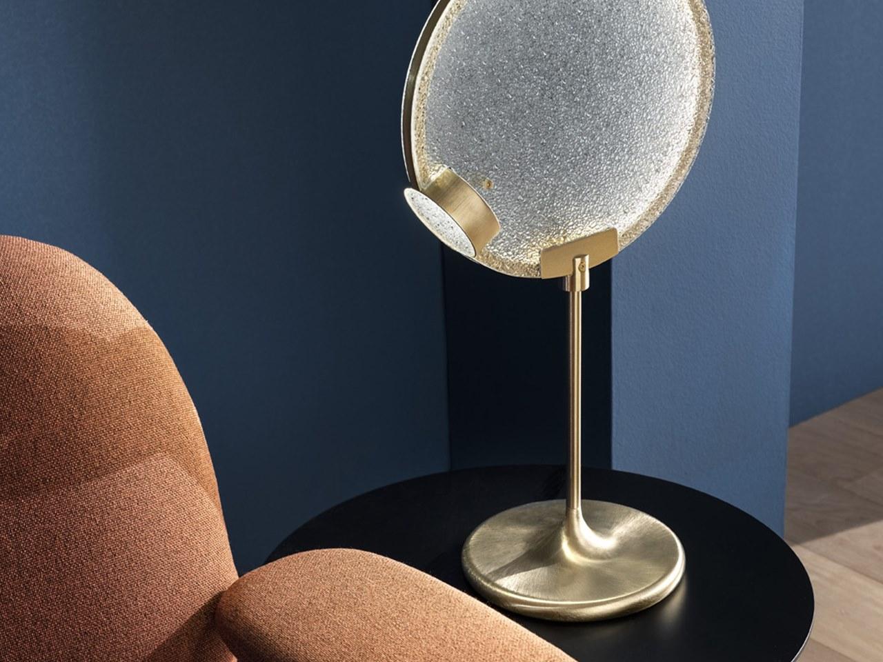 HORO TL LED glass table lamp with dimmer
