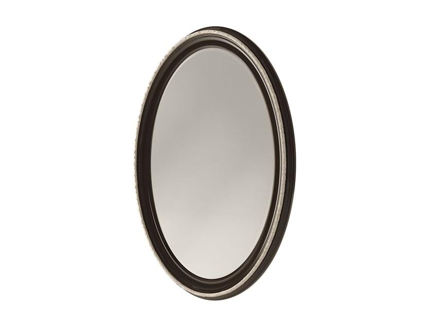 6029 Oval framed wall-mounted mirror