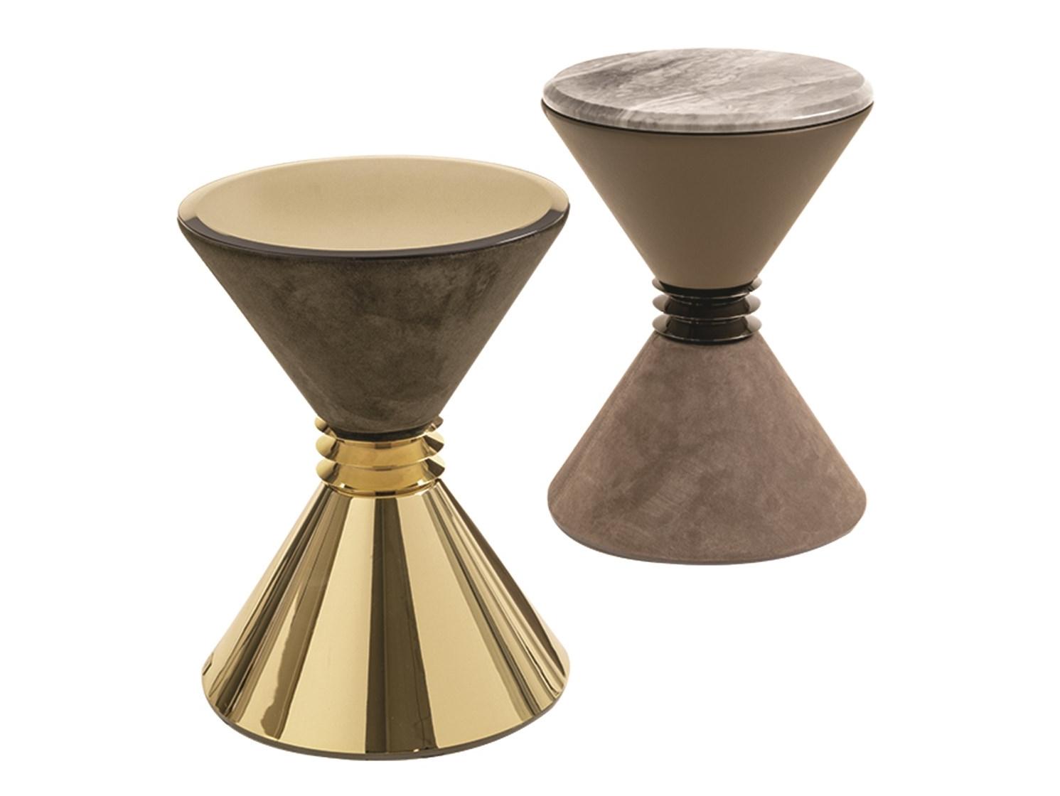 ANGIE Round metal coffee table