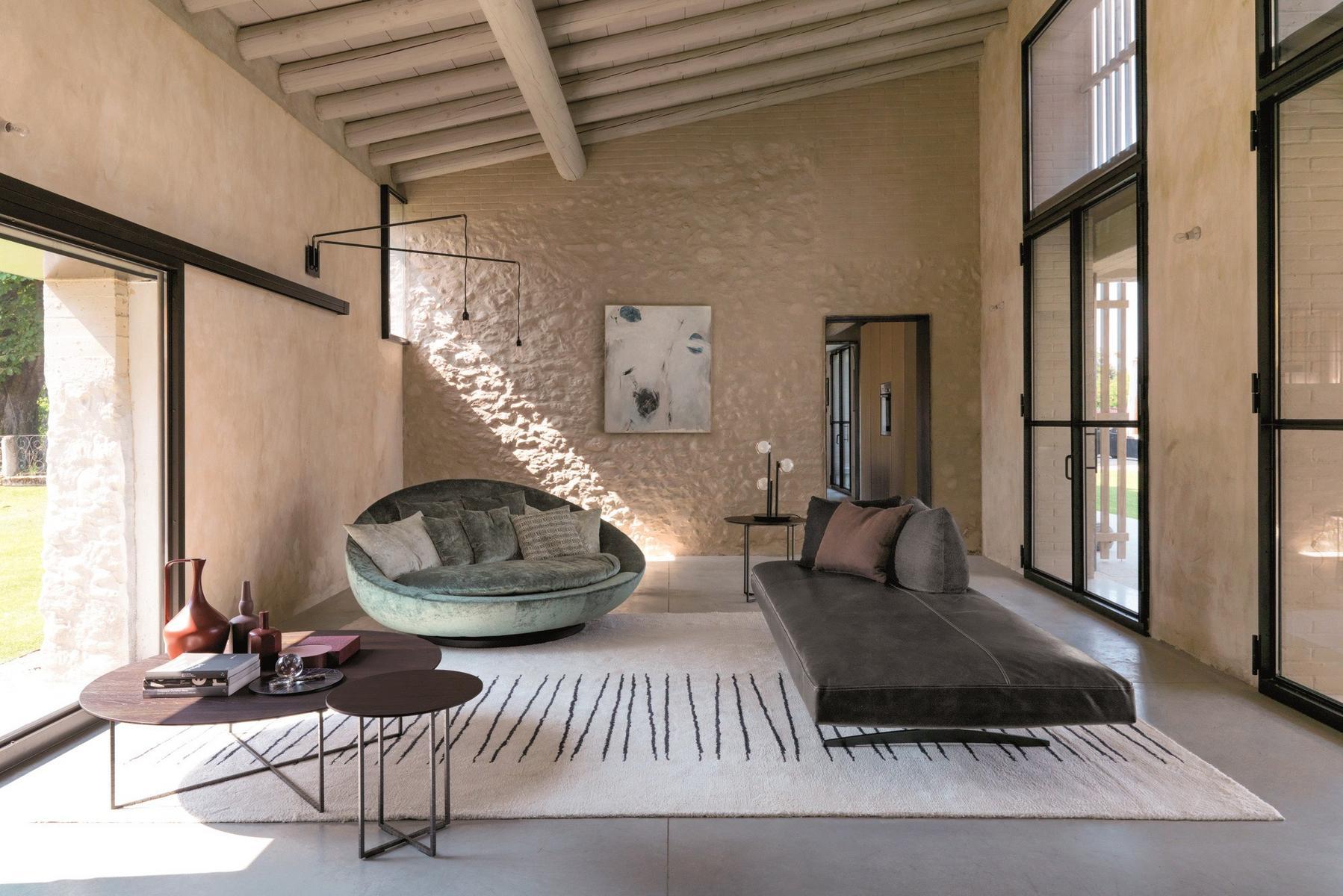 LACOON ISLAND Curved sofa