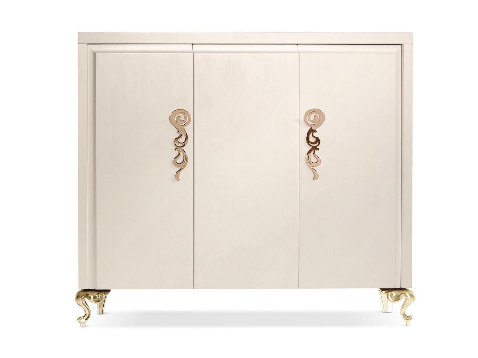 GEORGE Wooden highboard with doors