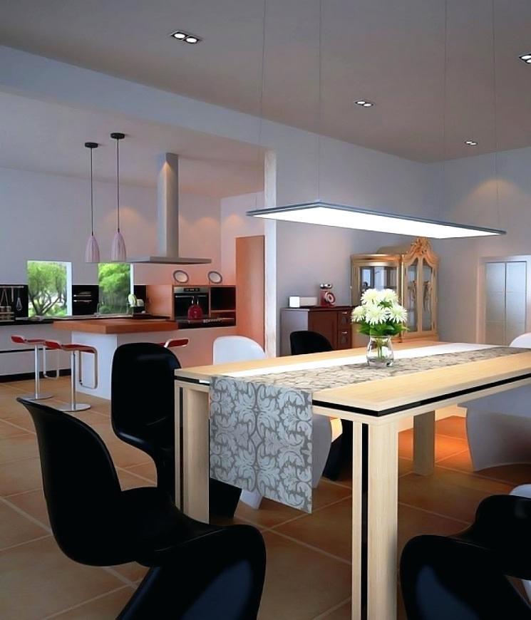 LED PANEL Metal pendant lamp in a contemporary style