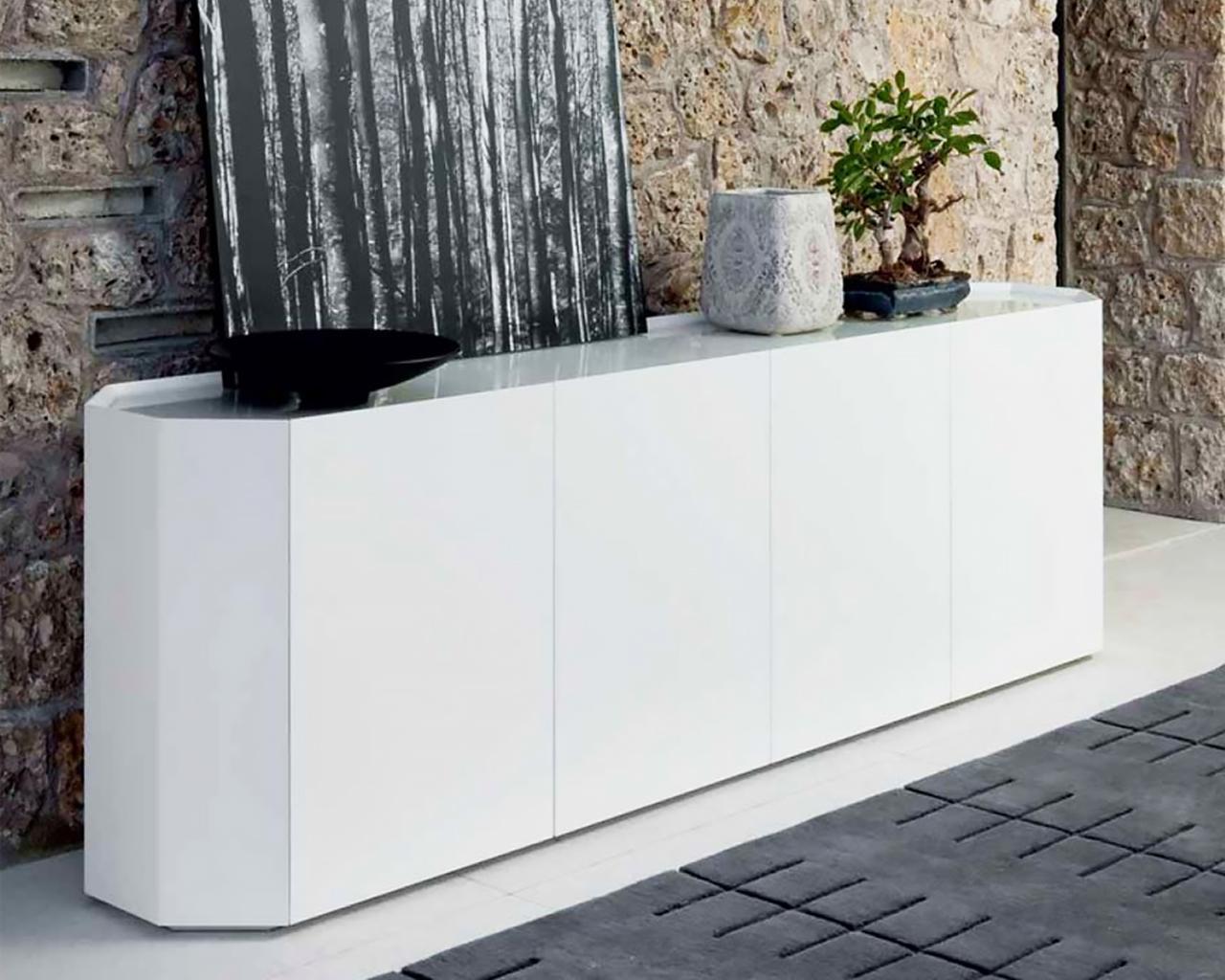 CHELSEA Metal sideboard with drawers