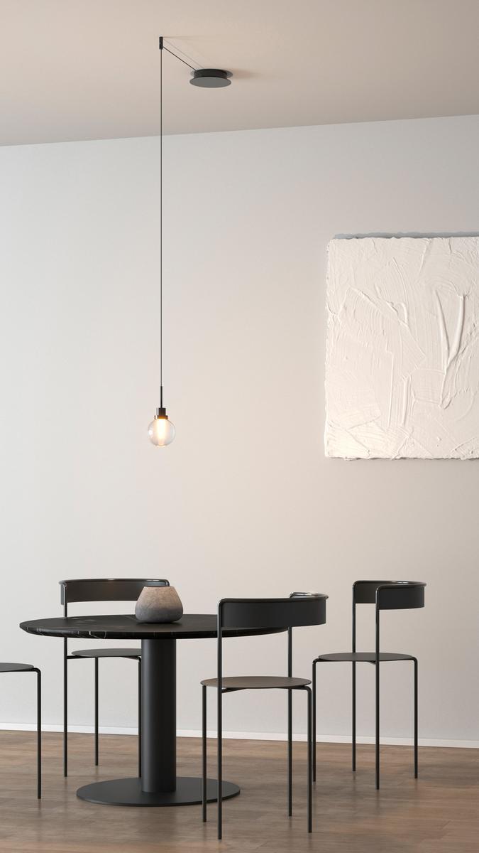 ALASKA BIG LED glass pendant lamp