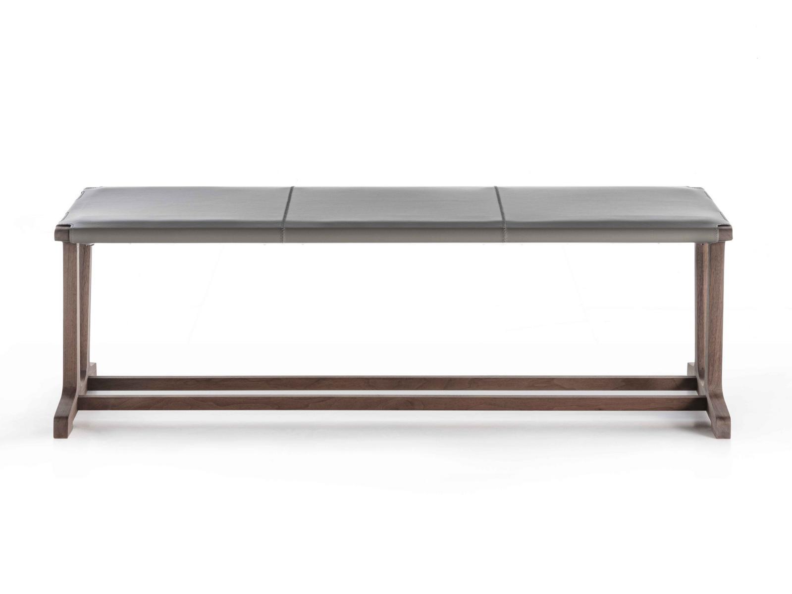 ARCHÈ Upholstered solid wood bench