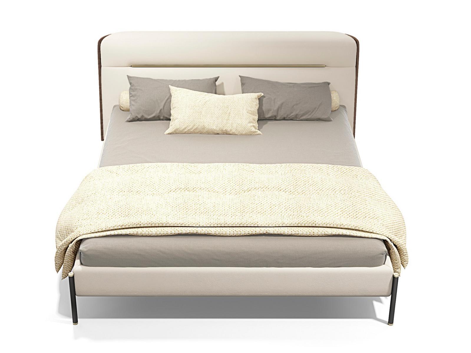 MAYFAIR Fabric king size bed with upholstered headboard