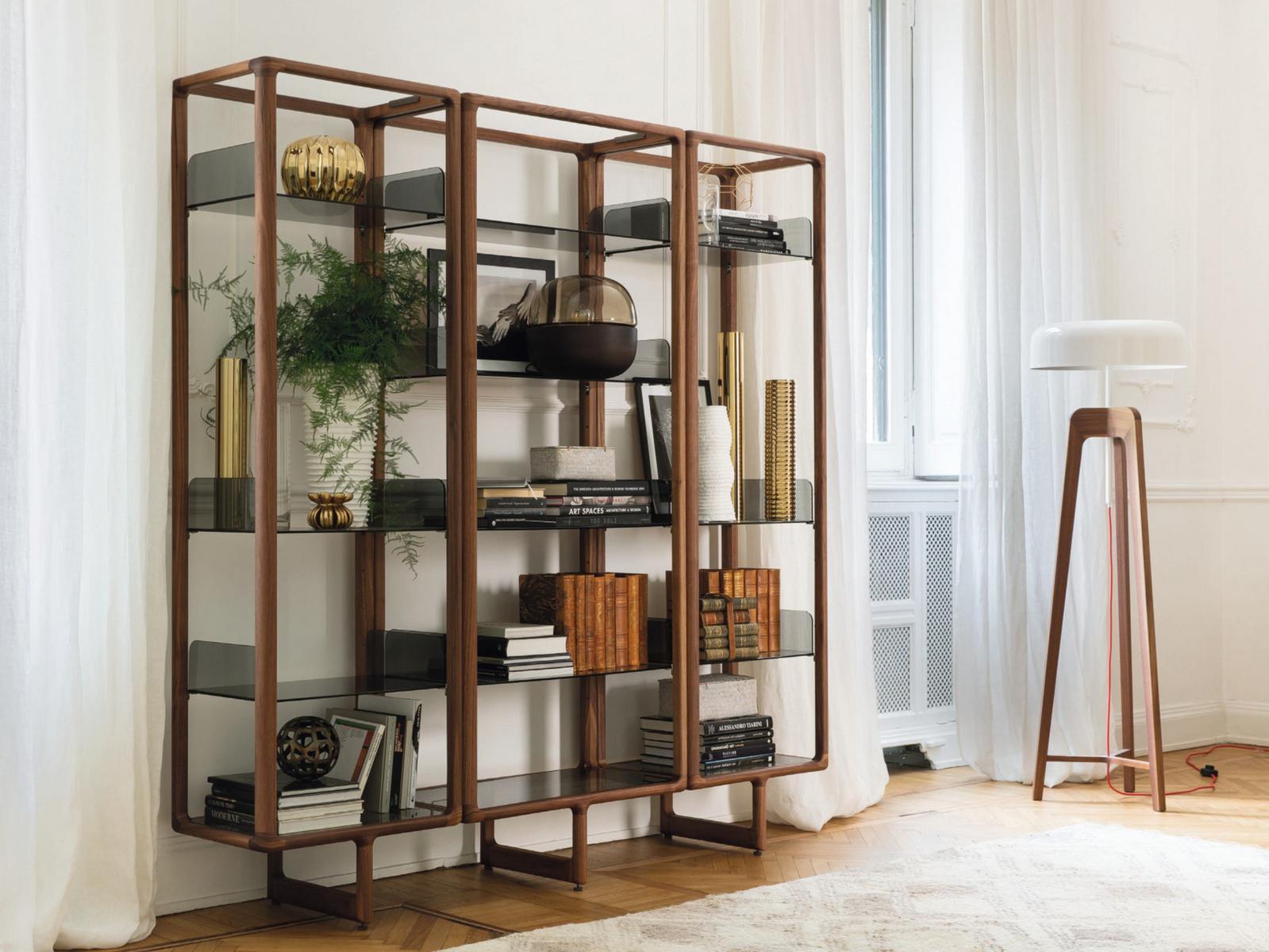 MYRIA Open modular wooden bookcase