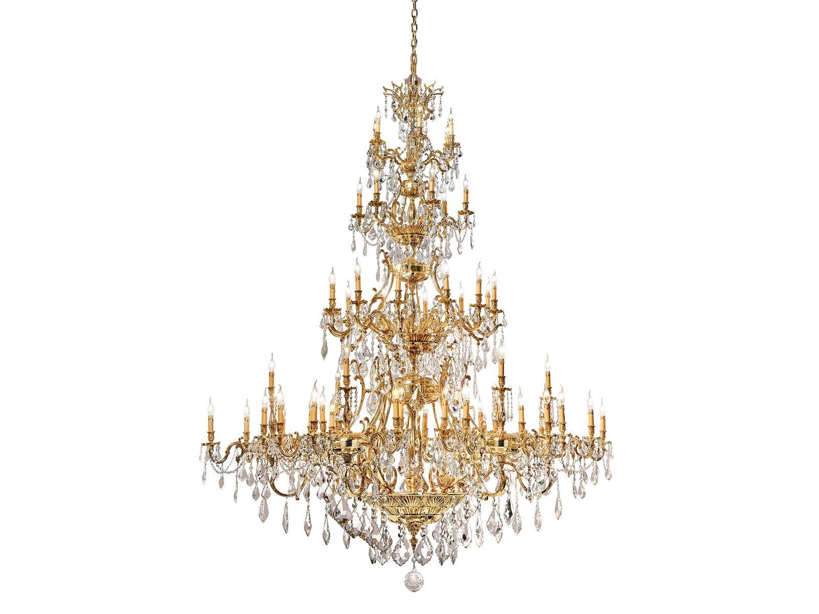 VERSAILLES 093/60-SH/P French Gold chandelier with Schoeler crystals