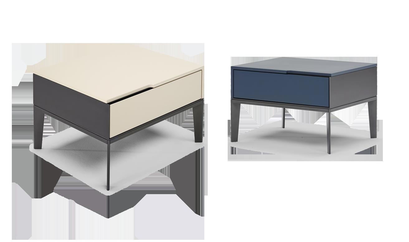 MONDRIAN Bedside table with drawers