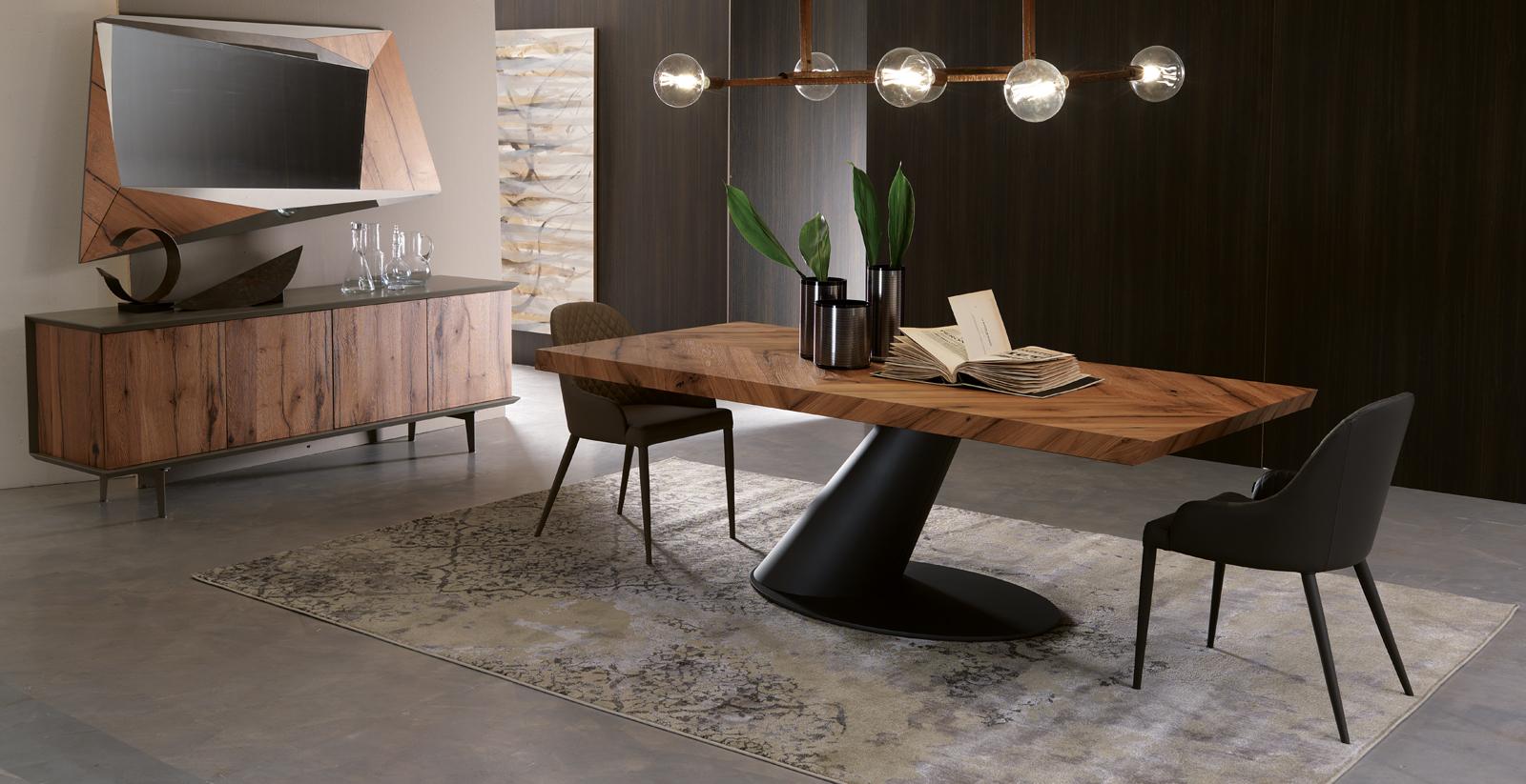 BRERA Wooden sideboard with doors