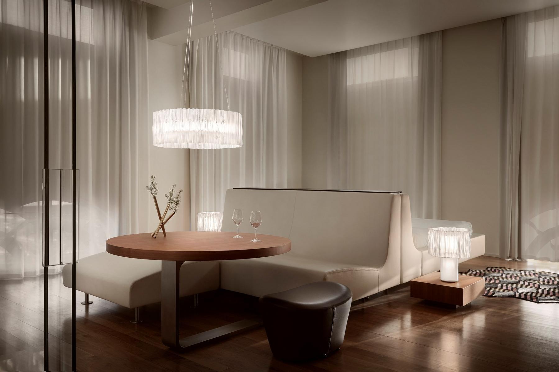 ACCORDÉON Lentiflex® and Goldflex® LED pendant lamp