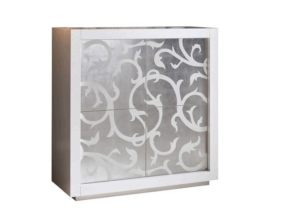 PICASSO - INTARSIO Wooden sideboard with doors