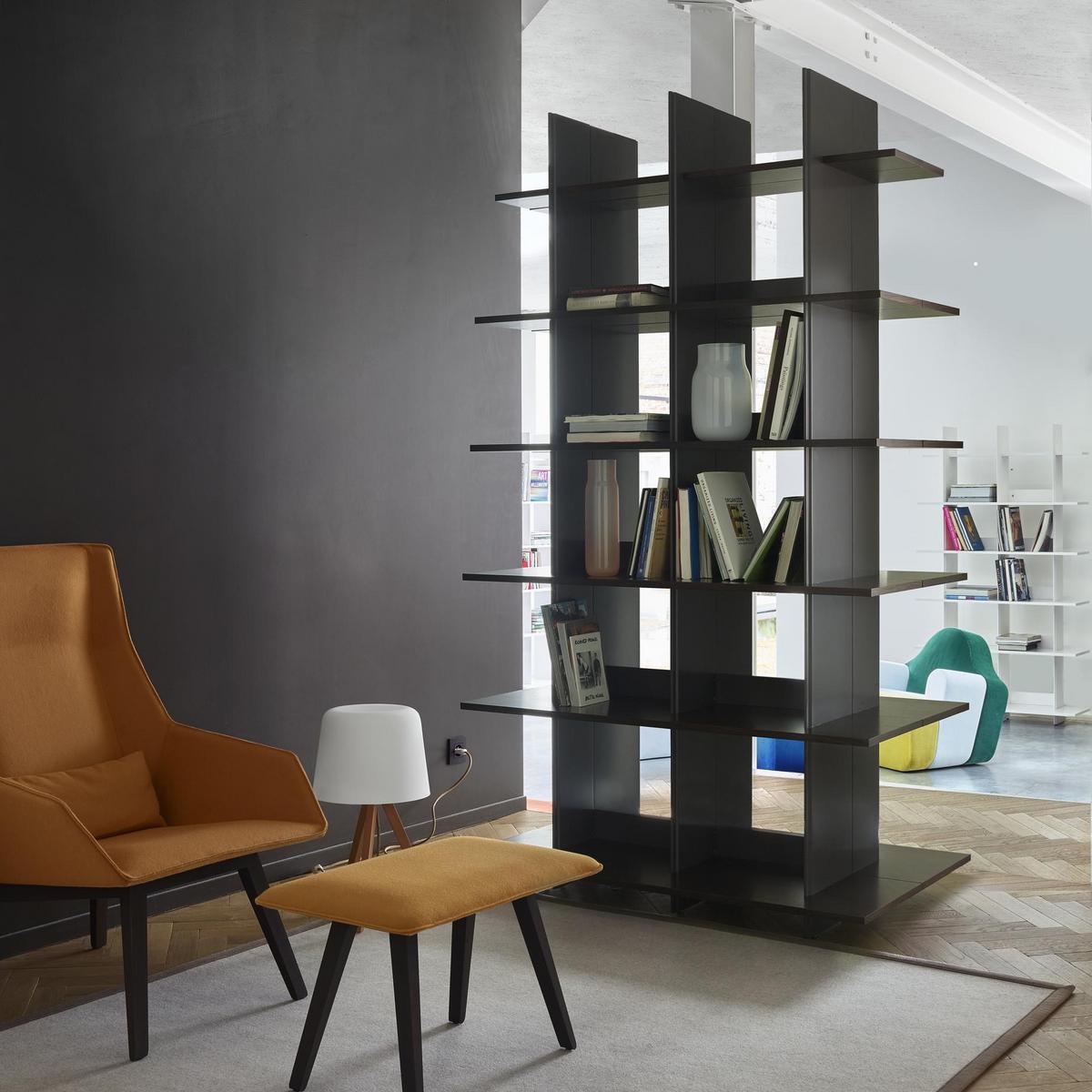 ALLITERATION Open sectional bookcase