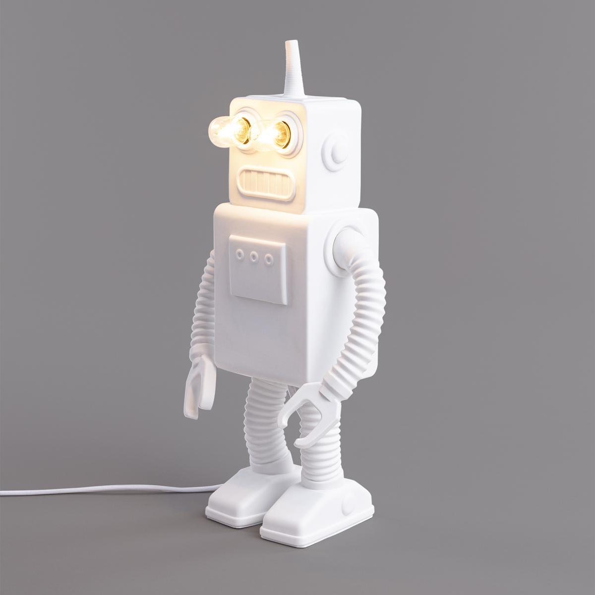 ROBOT LED porcelain table lamp