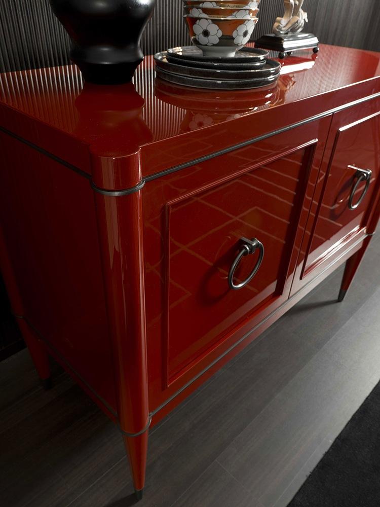 AMBRA Rectangular lacquered chest of drawers